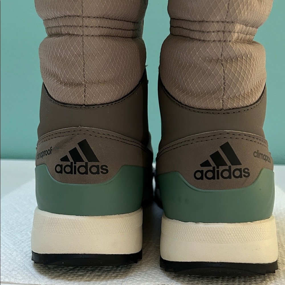 Adidas Women's Taupe and Dark Gray Winter Boots - Picture 3 of 9